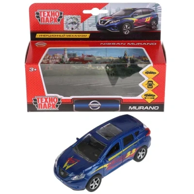 Машина металл Nissan Murano 12см, открыв.двери и багажник, инерц. в кор. Технопарк 