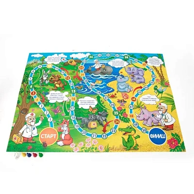 Настольная игра-ходилка. "Доктор Айболит"