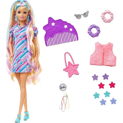 Barbie Игровой набор Totally Hair Звездная красотка