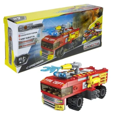 1TOY Blockformers конструктор «Трансфайертрак» 8 шт. в д/б, коробка