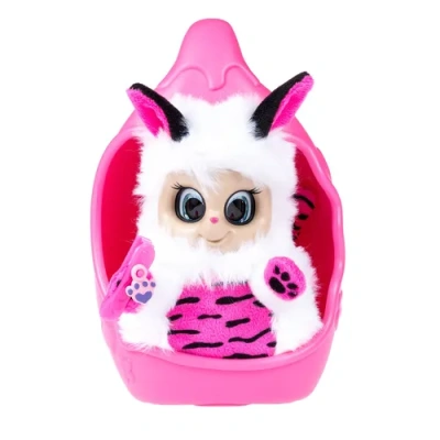 Bush baby world, плюш, 20 см, шевелит ушками, вращает глазками, со спальным коконом, заколкой и шарм