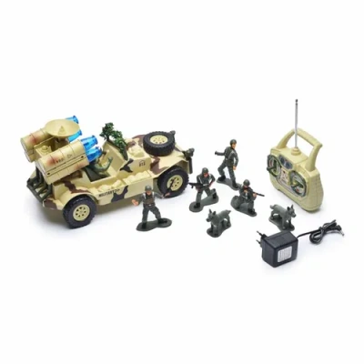 Р/У игрушка «Военный джип с радаром и ракетной установкой» MioshiArmy (30см, с фигурками 4 солдата и