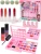 Набор детской космет.(тени,блеск,румяна,лак,помада,зеркало,накл.ногти,раздел.,апплик.,кисть Набор детской космет.(тени,блеск,румяна,лак,помада,зеркало,накл.ногти,раздел.,апплик.,кисть