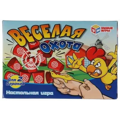 Настольная игра веселая охота, кор.23,5х16х5,5см Умные игры 