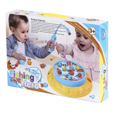 Игровой набор CHANG XING TOYS «Рыбалка для малышей» (22 см, 2 удочки, рыбки, подвиж.)