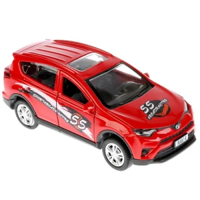 ТМ Технопарк. Машина металл «TOYOTA RAV4 СПОРТ», длина 12 см, откр дв, багаж, инерц.
