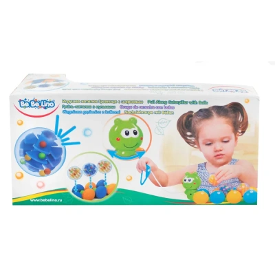 Игрушка-каталка Bebelino «Гусеница с шариками» (10210100/150918/0025910/4)