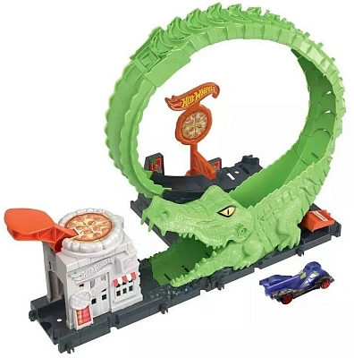 Hot Wheels Игровой набор Петля крокодила