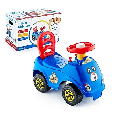 Игрушка Машина-каталка Cool Riders сафари, с клаксоном, син.