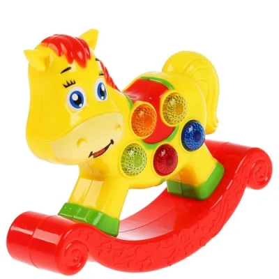 Лошадка-качалка 21 песня на стихи а.барто, световые эффекты в кор. Умка