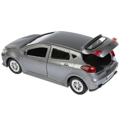 ТЕХНОПАРК Машина металл «KIA CEED», длина 12см, открыв. двери, инерц., серый в кор. 