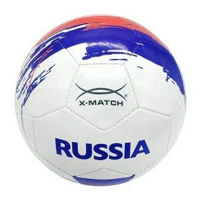 Мяч футбольный X-Match, 1 слой PVC, камера резина, машин.обр.