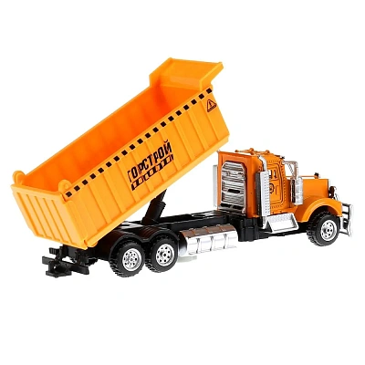 ТЕХНОПАРК Машина металл "САМОСВАЛ", длина 14 см, подв. эл. в русс.