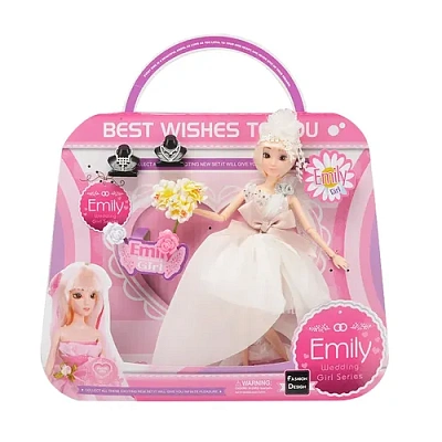 Кукла "Юная невеста" (28,5 см, шарнирн., аксесс., сумочка)