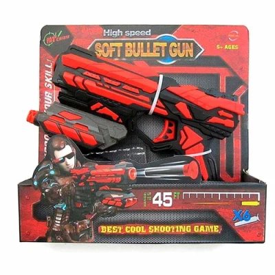 Игрушечное оружие «Бластер 6-зарядный»