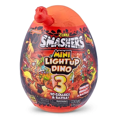 Игровой набор Smashers Mega Lava малое яйцо с сюрпризами 10 сюрпризов 