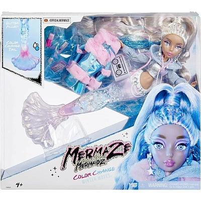 Mermaze Mermaidz модная кукла-русалка Kishiko, сюрприз с изм. цвета, с акс.