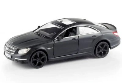 Машина металлическая RMZ City 1:32 Mercedes Benz CLS 63 AMG, инерционная, черный матовый 