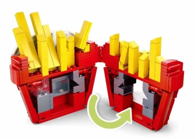 Конструктор пластмассовый Sluban «Фуд-корт: Картошка фри» (320 дет.)