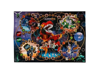 Игра-ходилка Супер 10. Настольная игра-ходилка. 217х330х27мм. Умные игры 