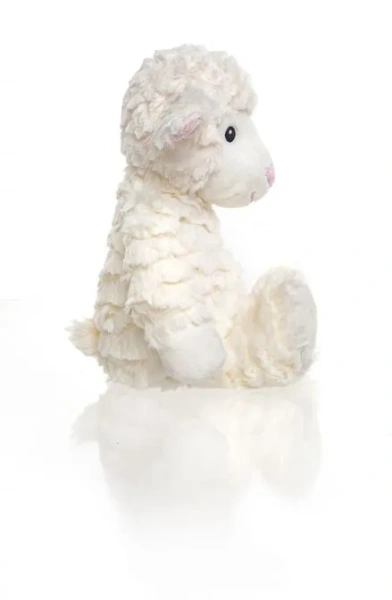 Барашек Эльф, белый 28 см