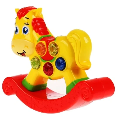 Лошадка-качалка 21 песня на стихи а.барто, световые эффекты в кор. Умка