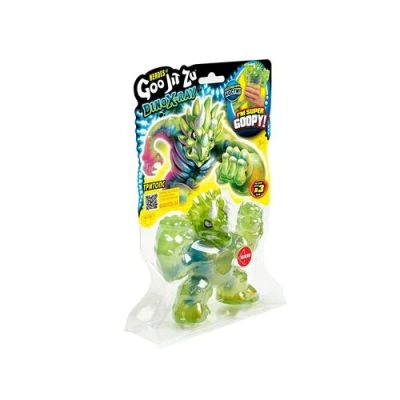 Гуджитсу Игрушка тянущаяся фигурка Тритопс Дино Икс-Рэй GooJitZu