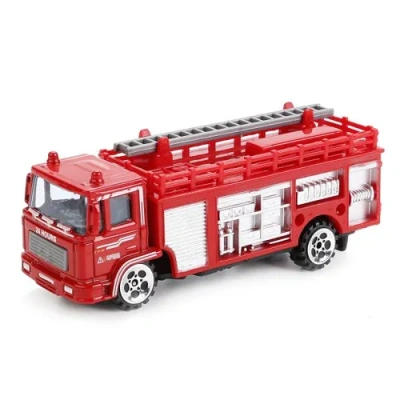 Гараж Пожарная станция с машинкой, вертолетом и акс. 42х7х26см.