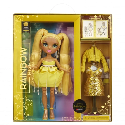 RAINBOW HIGH Кукла Fantastic Санни 28 см желтая