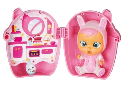 CRYBABIES MAGIC TEARS Плачущий младенец в комплекте с домиком и аксессуарами, Светло оранжевый