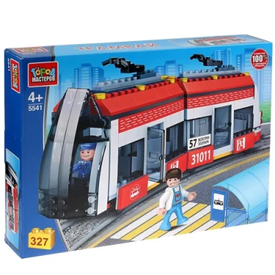 Конструктор «Город мастеров» новый трамвай, 327дет. в русс. кор.