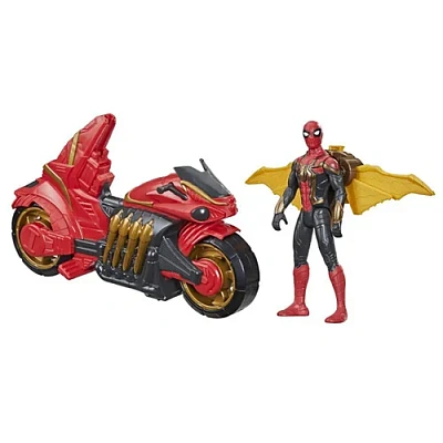 Игрушка Hasbro Spider-man фигурка Человек Паук на Мотоцикле