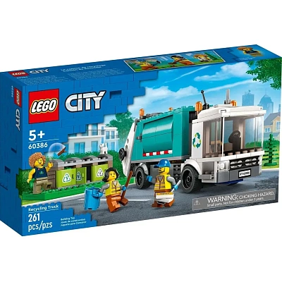 Игрушка  Конструктор LEGO City Мусороперерабатывающий грузовик 60386