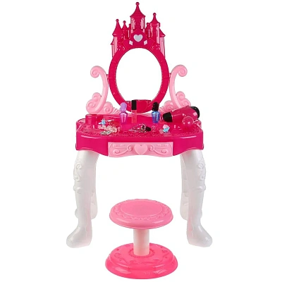 Трюмо (столик туалетный) с зеркалом, на бат. свет+звук, с аксесс