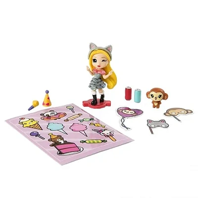 Party Popteenies Игрушка  хлопушка с сюрпризом (2 куклы+аксессуары)																