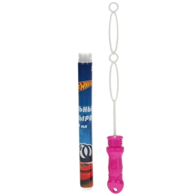 Мыльные пузыри ХОТ ВИЛС 120мл, в колбе 37см в дисплее Играем вместе 