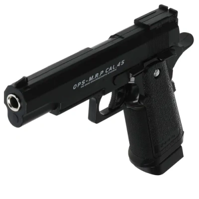 Пистолет металл.,съемный магазин, с пульками