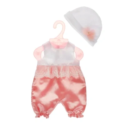 Одежда для кукол 38-43см, комбинезон с шапочкой «Кружева»