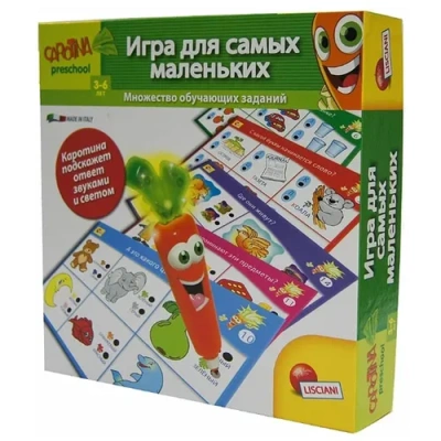 LISCIANI Обучающая игра ИГРА ДЛЯ САМЫХ МАЛЕНЬКИХ с интерактивной Морковкой