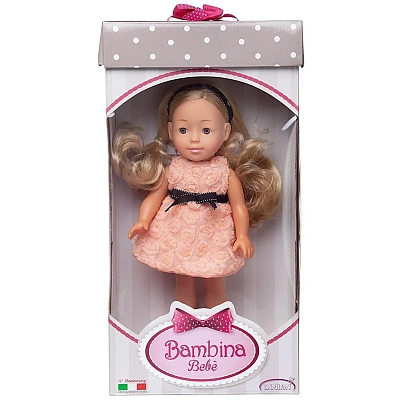 Кукла, тм Dimian, 30 см, 2 вида в ассортименте, изготовлена из Пвх, глаза закрываются