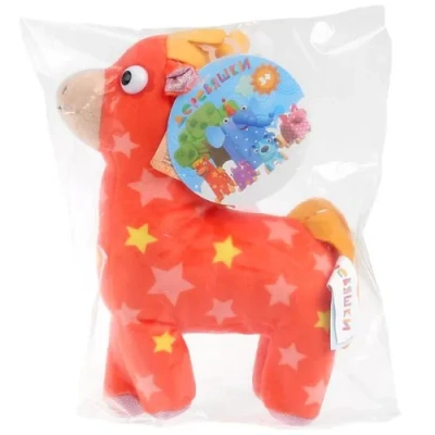 Игрушка мягкая Деревяшки, Лошадка Иго-го 15см, БЕЗ ЧИПА, в пак. Мульти-пульти