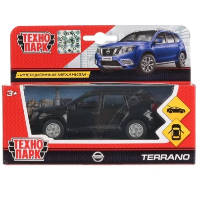 ТЕХНОПАРК МАШИНА МЕТАЛЛ. ИНЕРЦ. NISSAN TERRANO 12СМ, ОТКРЫВ. ДВЕРИ В АССОР