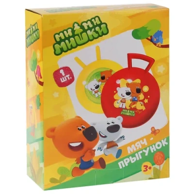 МЯЧ «ИГРАЕМ ВМЕСТЕ» «МИМИМИШКИ» 55 СМ. С РОЖКАМИ