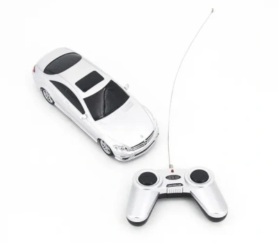 Машина р/у 1:24 Mercedes CL63 AMG, 28,5х14х12см, цвет серебряный 27MHZ