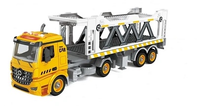 Транспортер-конструктор автовоз фрикционный свет звук 47см Funky toys 