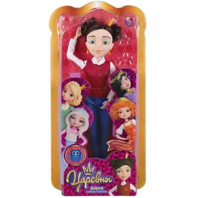 КУКЛА ДАША 29СМ «ЦАРЕВНЫ», СГИБАЮТСЯ РУКИ И НОГИ, НА БЛИСТЕРЕ (РУСС. УП.) ТМ КАРАПУЗ