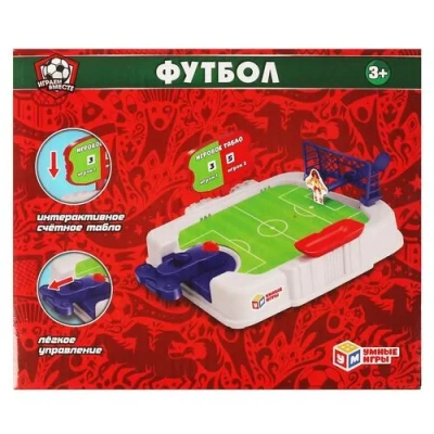 Настольная игра футбол кор.21,3х17,5х3,7см Умные игры 