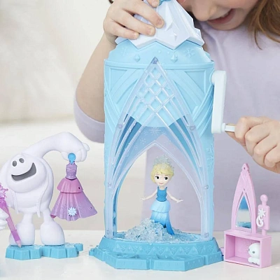 Игрушка Disney Princess замок Эльзы "Сделай волшебный снег"