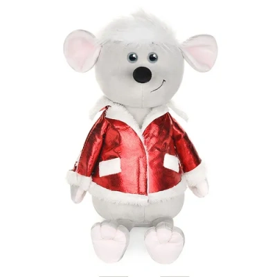 Мышонок Виталик в Красной Куртке, 28 см