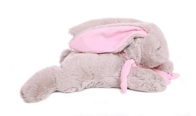 Кролик 60 см серый/розовый, Lapkin